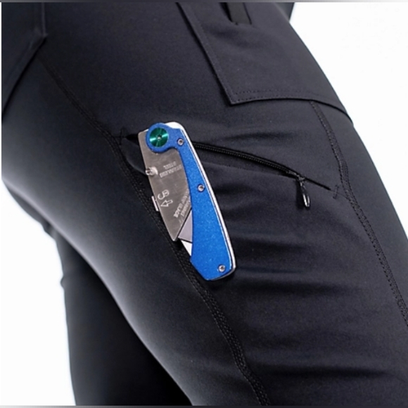 Ridgecut Women's Stretch Medium Black Work Pants - Picture 11 of 13